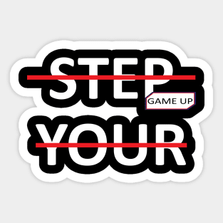 step your Sticker